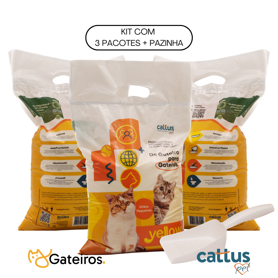 Refil Areia Sanitária Yellow Cattus