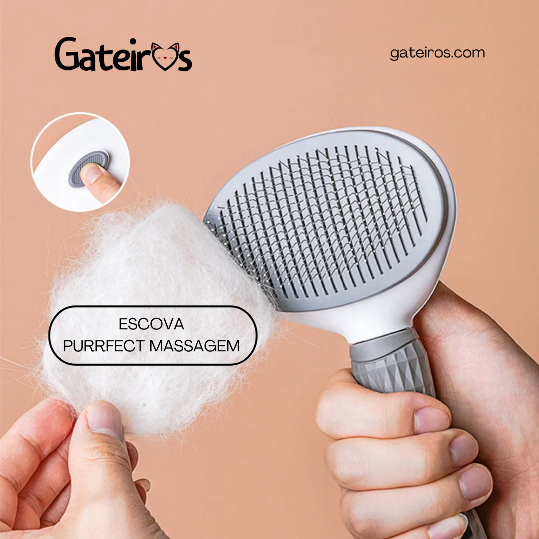 Escova Purrfect Massagem - Gateiros