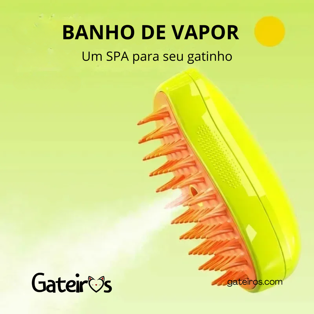 Escova Banho de Vapor - Gateiros