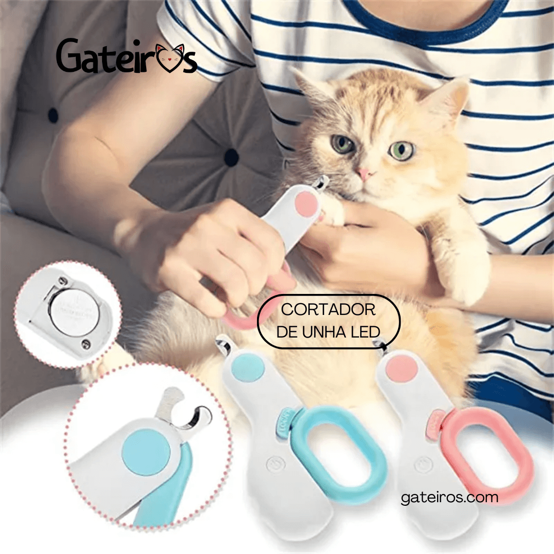 Cortador de Unha Led - Gateiros