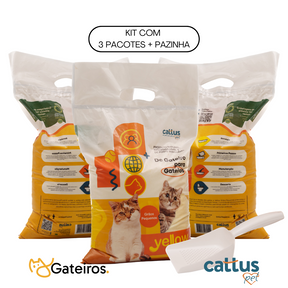Refil Areia Sanitária Yellow Cattus