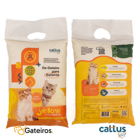 Refil Areia Sanitária Yellow Cattus