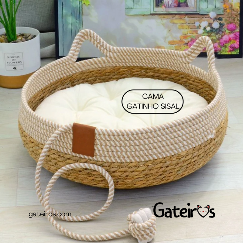 Cama Gatinho Sisal - Gateiros