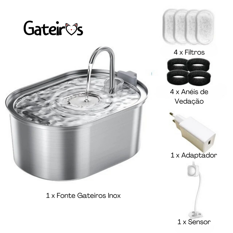 Fonte Gateiros Inox - Gateiros