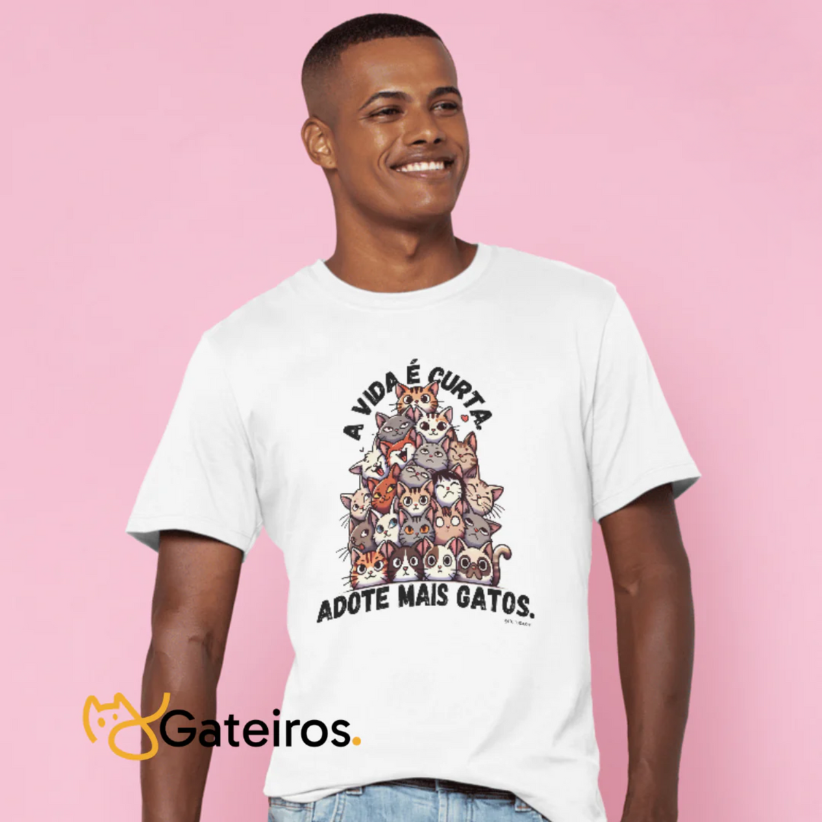 Camiseta A Vida é Curta