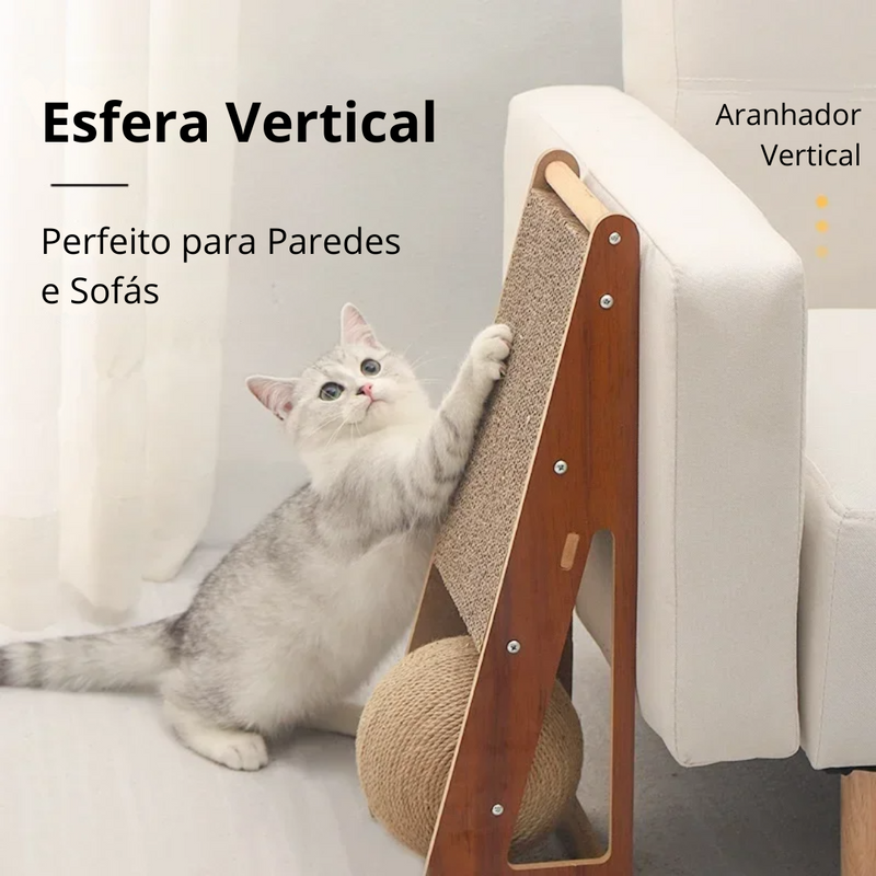 Arranhador Esfera Vertical - Gateiros