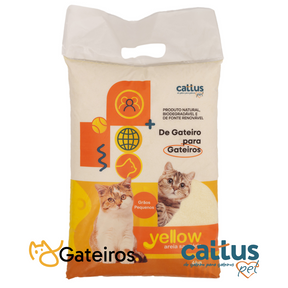 Areia Sanitária Yellow Cattus