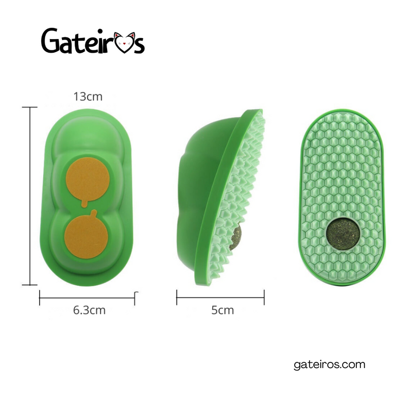 Escova de Parede Catnip | Kit 2 Unidades